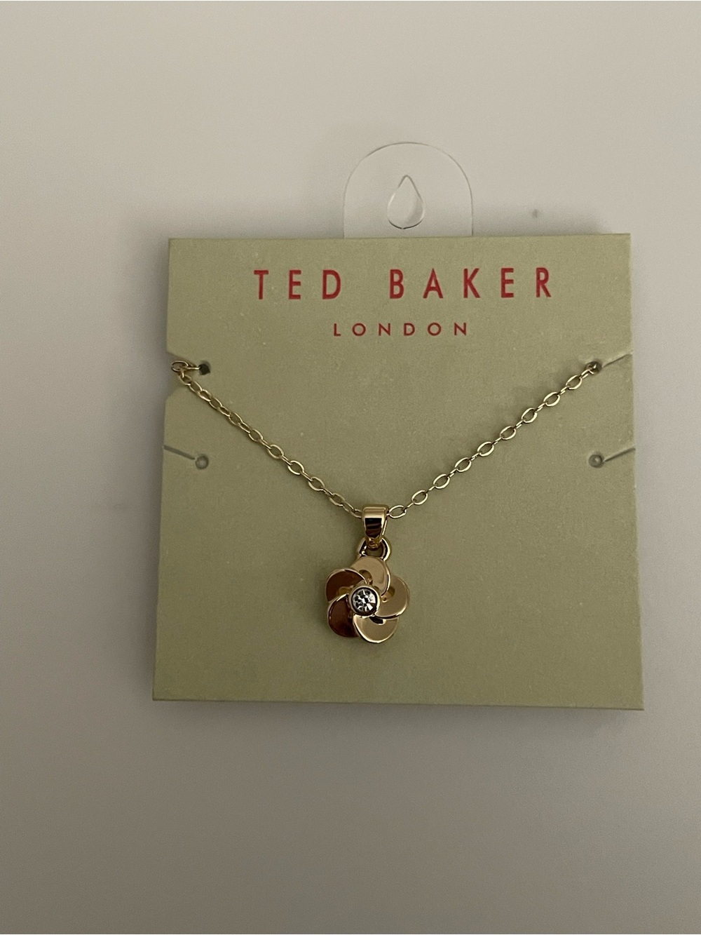 Ted Baker Parnela Polished Flower Pendant Necklace